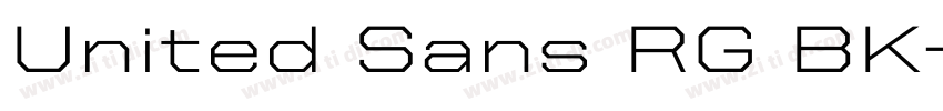 United Sans RG BK字体转换